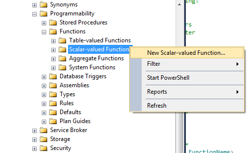 Articoli SQL - Articolo 5 - 26/08/2013: Come creare funzioni su SQL ...