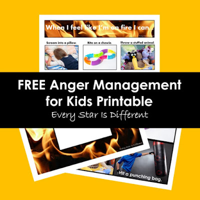 FREE Anger Management for Kids Printable