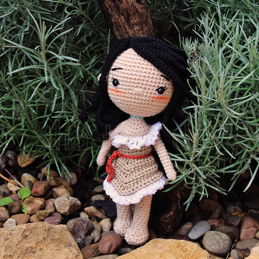 Pocahontas amigurumi