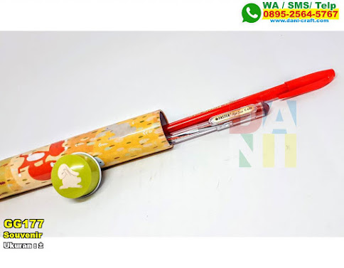 Souvenir Kaleng Tempat Pensil