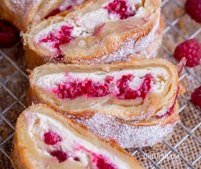 Raspberry Cheesecake Danish