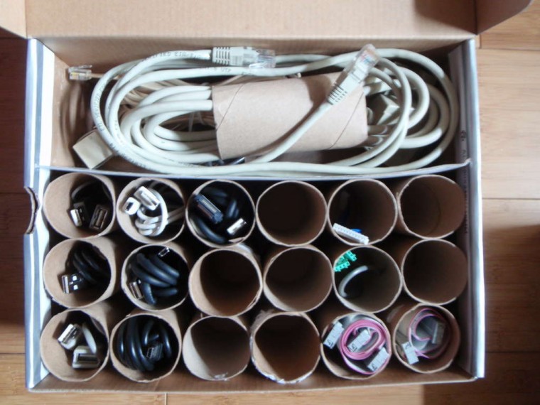 6 Ways to Organize Desktop Wires, Cables & Cords