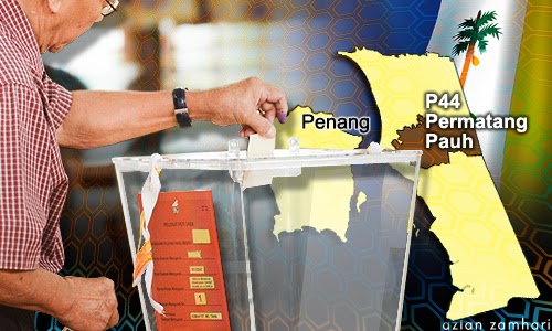 PRU 14 Parlimen Permatang Pauh P44 - Paling kurang pertandingan 3 penjuru