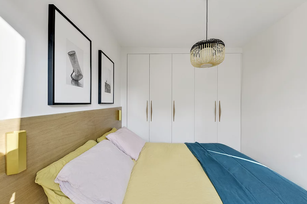 Dormitorio de estilo nórdico