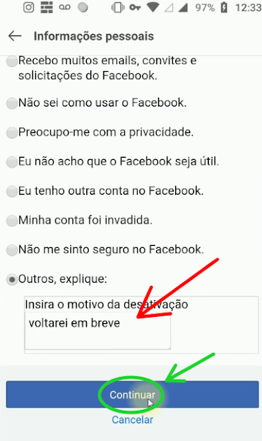 COMO DESATIVAR FACEBOOK visual data 4