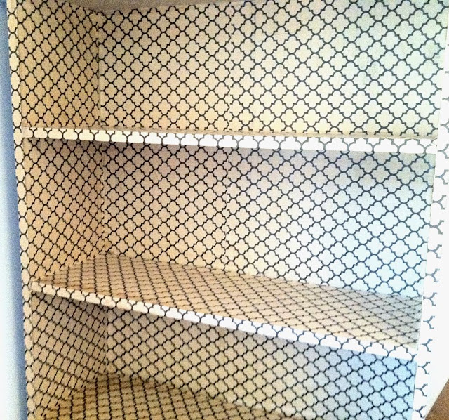 Embrace the Goddess Within: Open to Receiving! DIY Patterned Bookshelf