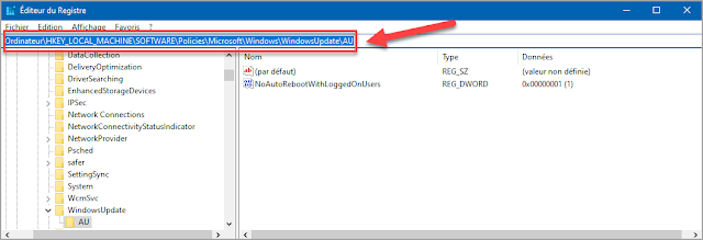 Empêcher le redémarrage forcé après une mise à jour Windows 10 Empêcher, arrêter, désactiver, éviter, redémarrage, forcé, automatique, tout seul, mise à jour, Windows 10, administration, trucs et astuces, base du registre