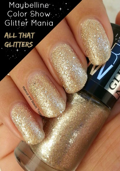 best makeup beauty mommy blog of india: Maybelline Color Show Mania Nail in All That Glitters Review & Swatches