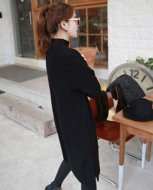 [Miamasvin] Mock Neck Knit Sweater Dress | KSTYLICK - Latest Korean ...