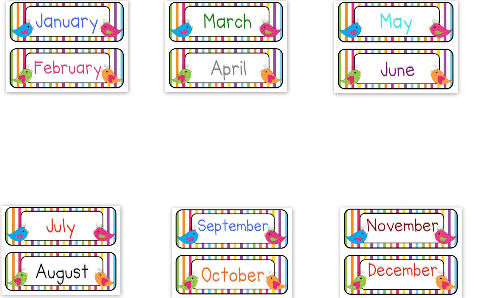 free clipart for teachers months of the year - photo #33