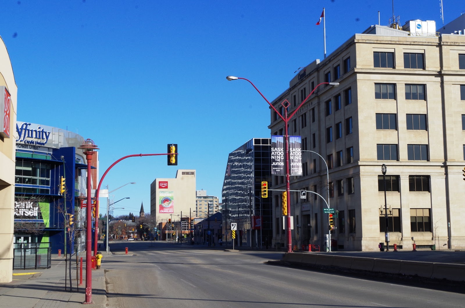 Stanks' Sermon Touring abandoned downtown Saskatoon in COVID19 scare