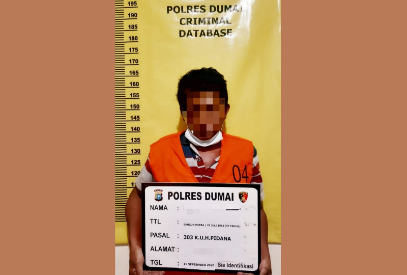 Polsek Bukit Kapur Dumai Ringkus Satu Orang Tersangka Kasus 303 Forum Publik Informasi Berita Terkini Latest Public News
