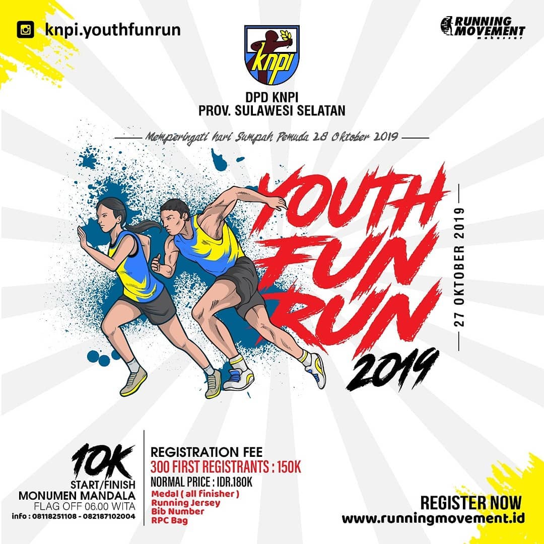 KNPI Youth Fun Run - Sulsel โข 2019 KNPI Youth Fun Run - Sulsel โข 2019