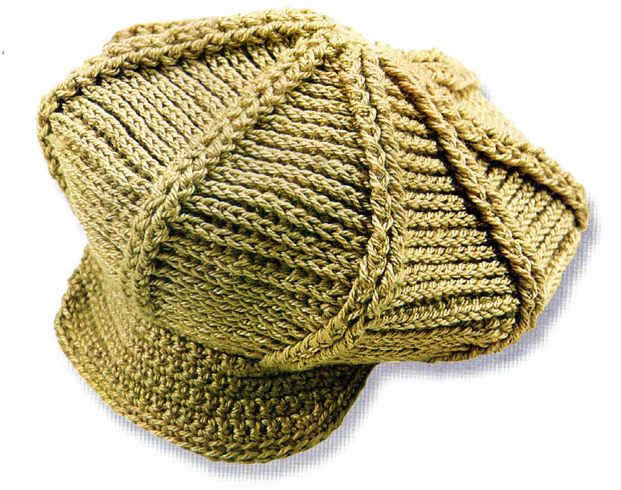 tejidos artesanales en crochet gorra con visera en tono