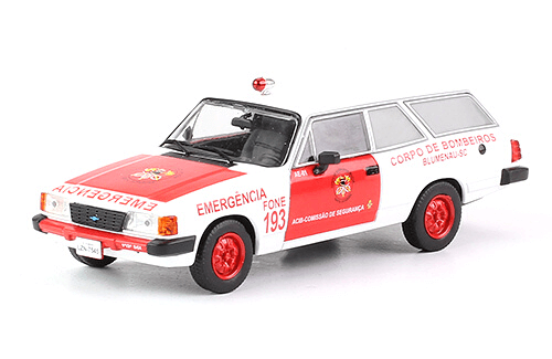 chevrolet collection, coleção chevrolet, chevrolet opala caravan bombeiros 1:43