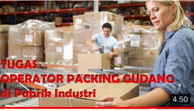 Tugas Operator Packing Gudang Di Pabrik Industri Instansi Jobs