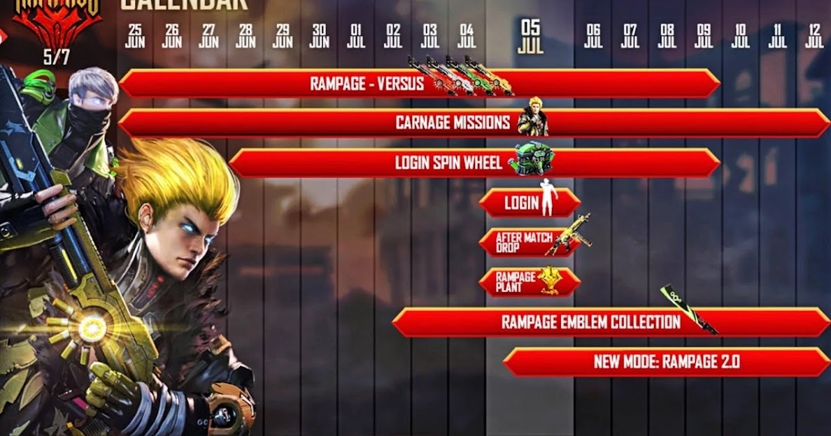 Free Fire Friday Rampage 5 7 Oyetechy