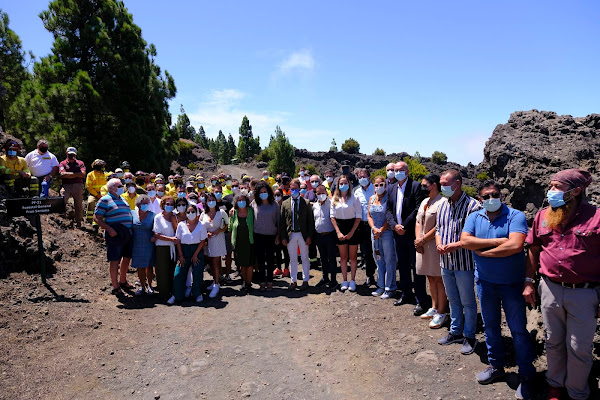 El Cabildo rinde homenaje a Francisco Santana otorgando su nombre a una pista forestal