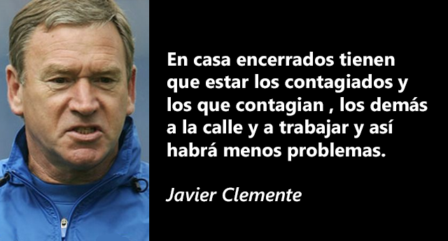 Javier Clemente incendia las redes criticando las medidas de confinamiento