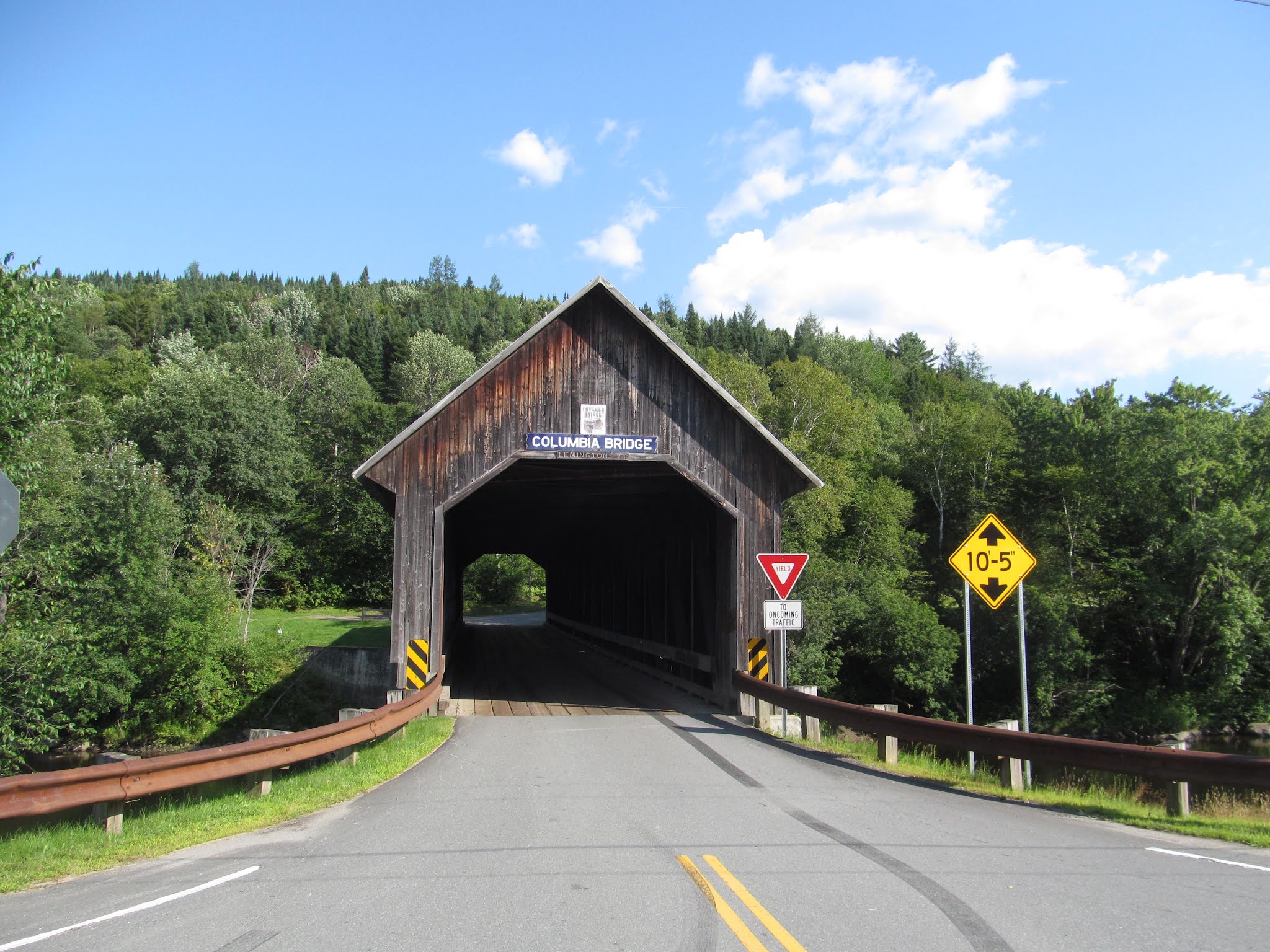 Columbia Covered Bridge North Stratford, New Hampshire and Lemington