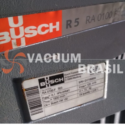 Blogger Vacuum Brasil Bomba de Vácuo Busch RA 0100