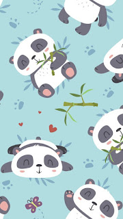 Wallpaper whatsapp iPhone Panda 3D kualitas HD 28