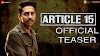 ARTICLE 15 MOVIE REVIEW