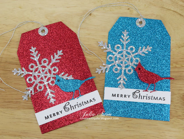 Winter Songbirds Holiday Gift Labels