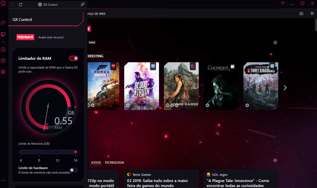 Conheça o OPERA GX, o navegador gamer cheio de recursos para jogadores