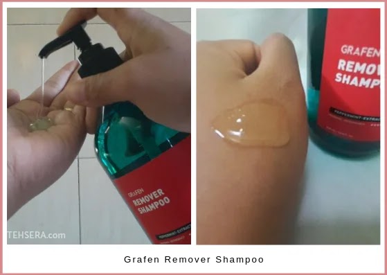 shampoo grafen berbentuk gel bening
