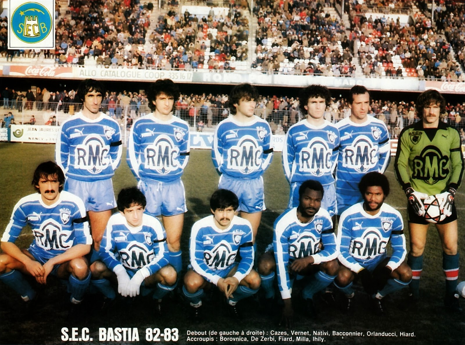 S.E.C. BASTIA 198283. S.E.C. BASTIA 198283.