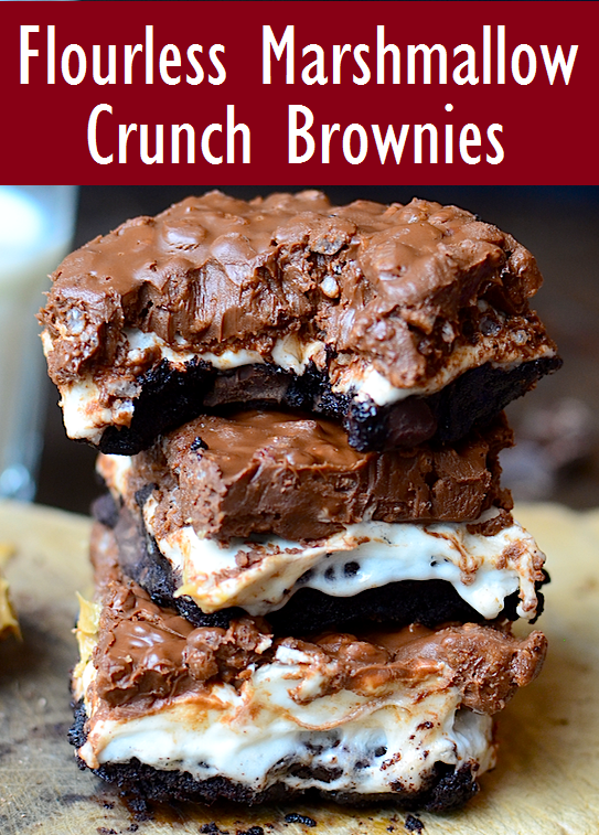 Flourless Marshmallow Crunch Brownies Easy Recipes
