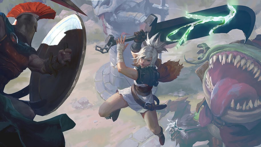 Riven Pantheon Tahm Kench 4K #3680a Wallpaper