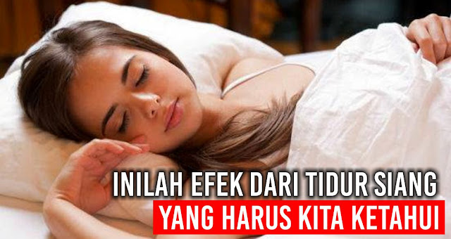 Inilah Efek dari Tidur siang yang harus kita ketahui