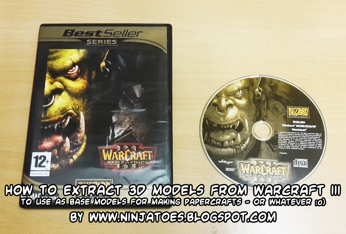 Ninjatoes' papercraft weblog: 3D models from Warcraft III base models for papercrafts! (well, for any occasion of course ;o)