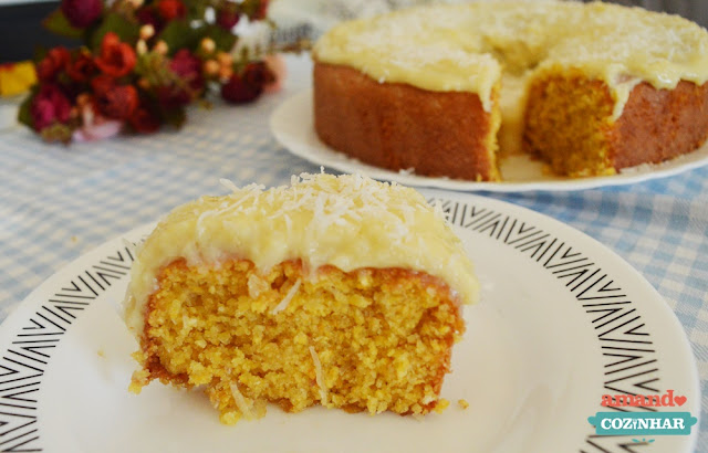 bolo de milho com beijinho