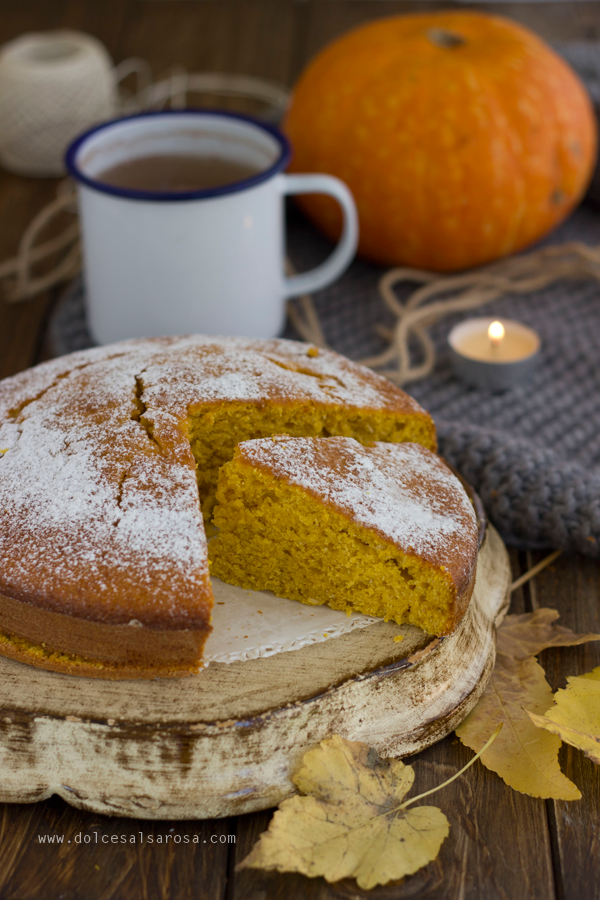 torta di zucca morbida