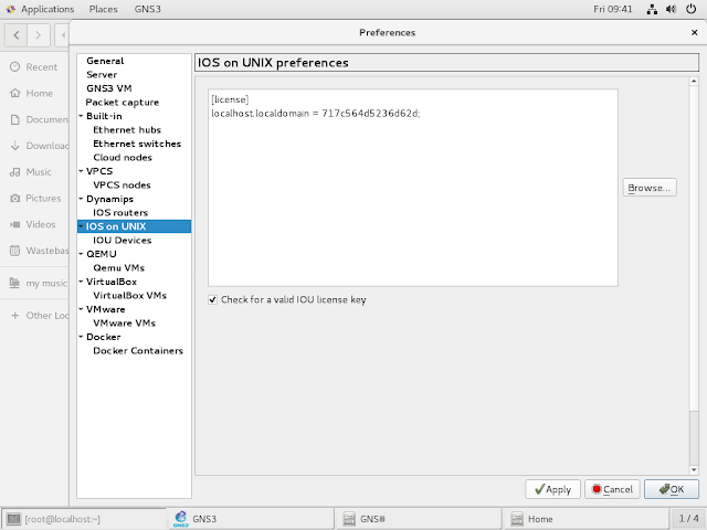 gns3 license section not found in iourc file
