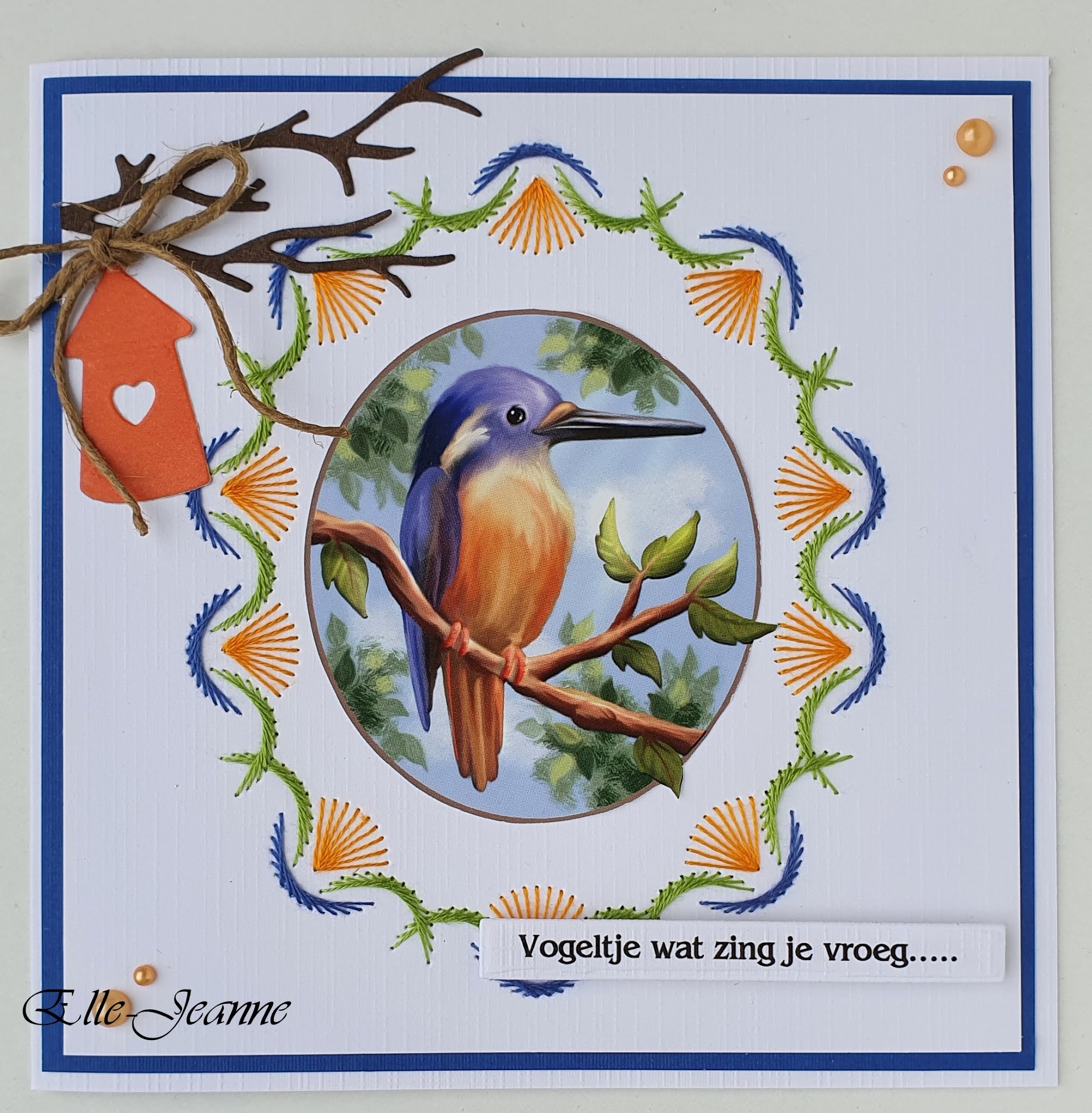 Krek wa'k wô Vogeltje wat zing je vroeg.