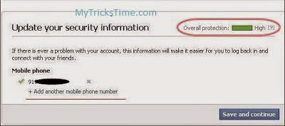 How To Increase Protection Of Facebook Account - MyTricksTime.com