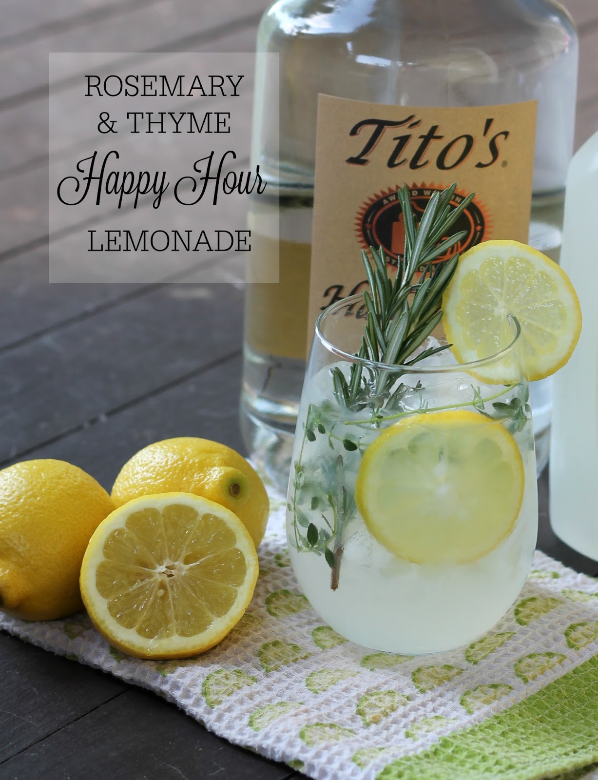 Rosemary Thyme Happy Hour Lemonade Carolina Charm