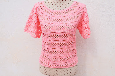 2 - Crochet Imagen Cuerpo de blusa y jarsey a crochet por Majovel Crochet