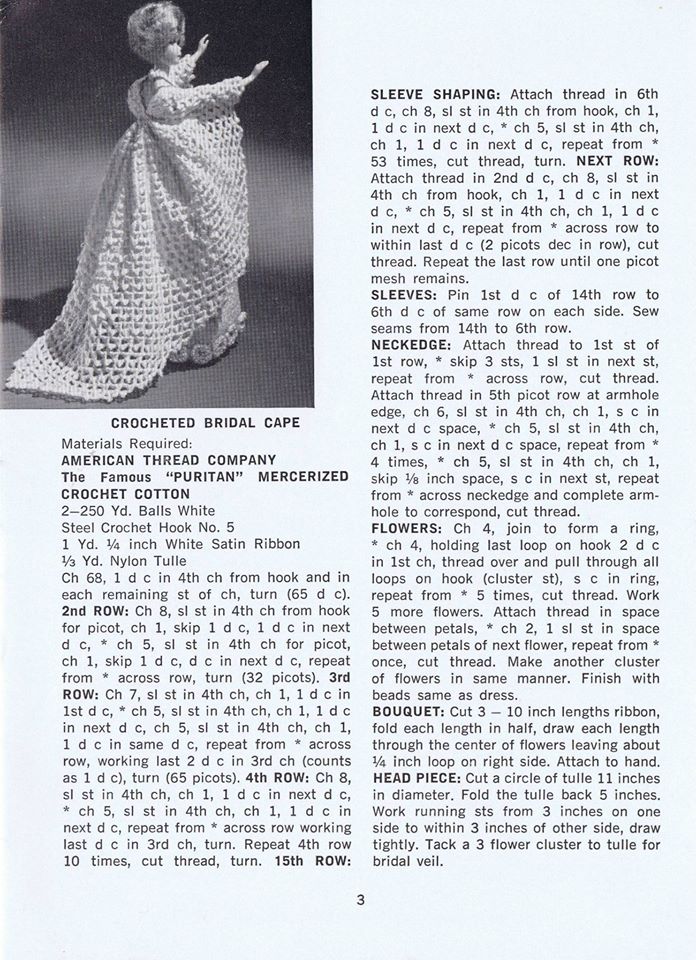 The Vintage Toy Chest Doll Clothes Knitted and Crocheted