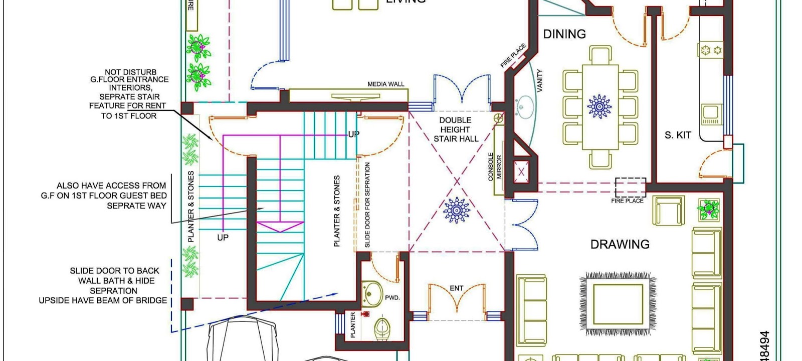 1 kanal house plan layout 1 kanal house plan layout