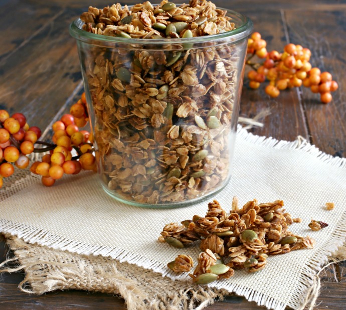 Hungry Couple Pumpkin Yogurt Parfait with Pumpkin Seed Granola