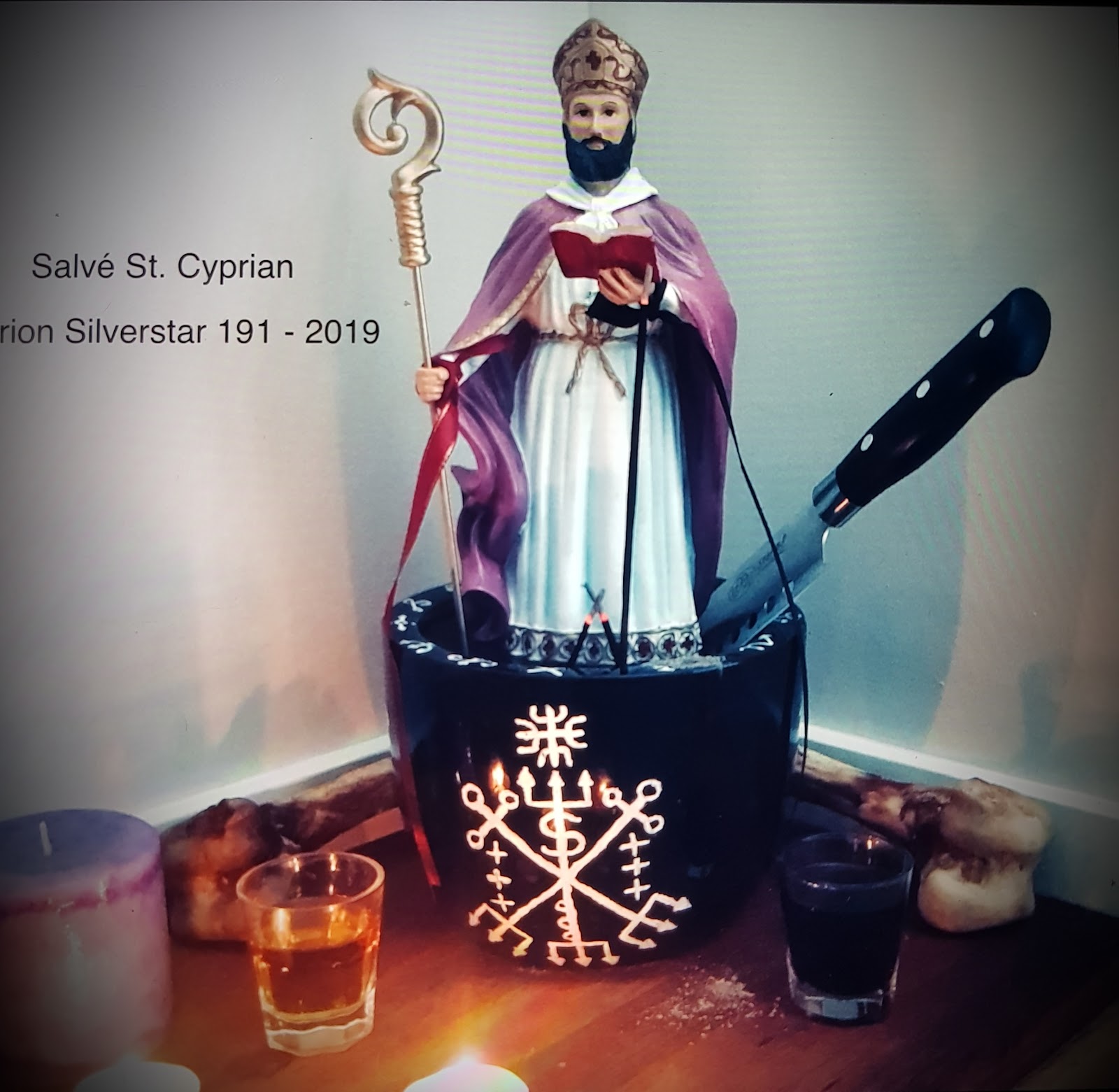 Orion Silverstar 191 The Ritual For Making St. Cyprian Your Patron