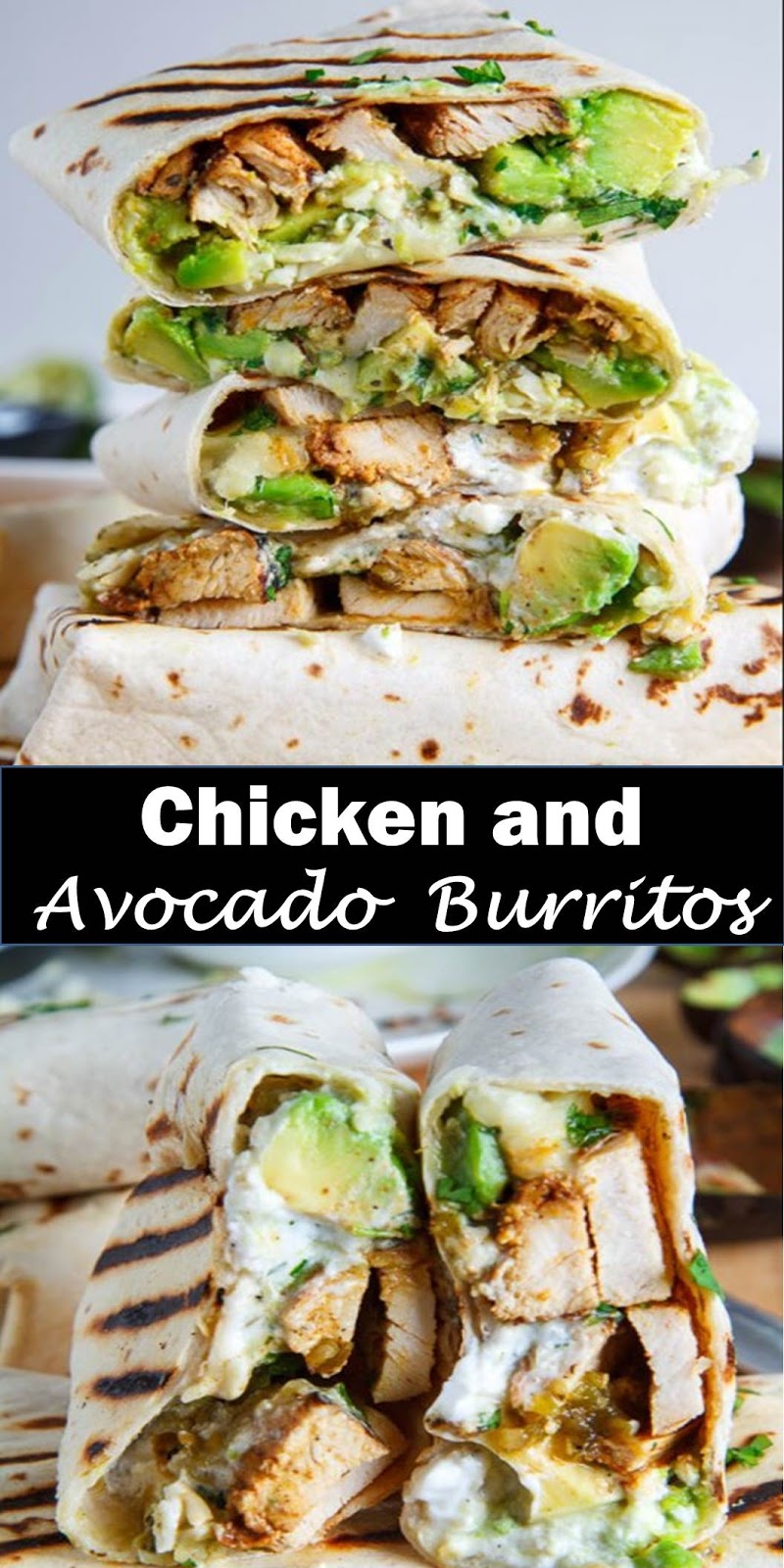 #Best #Food #Chicken #and #Avocado #Burritos