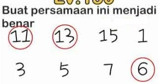 Jawaban Buat Persamaan Ini Menjadi Benar Brain Out Mudah - Area Tekno™