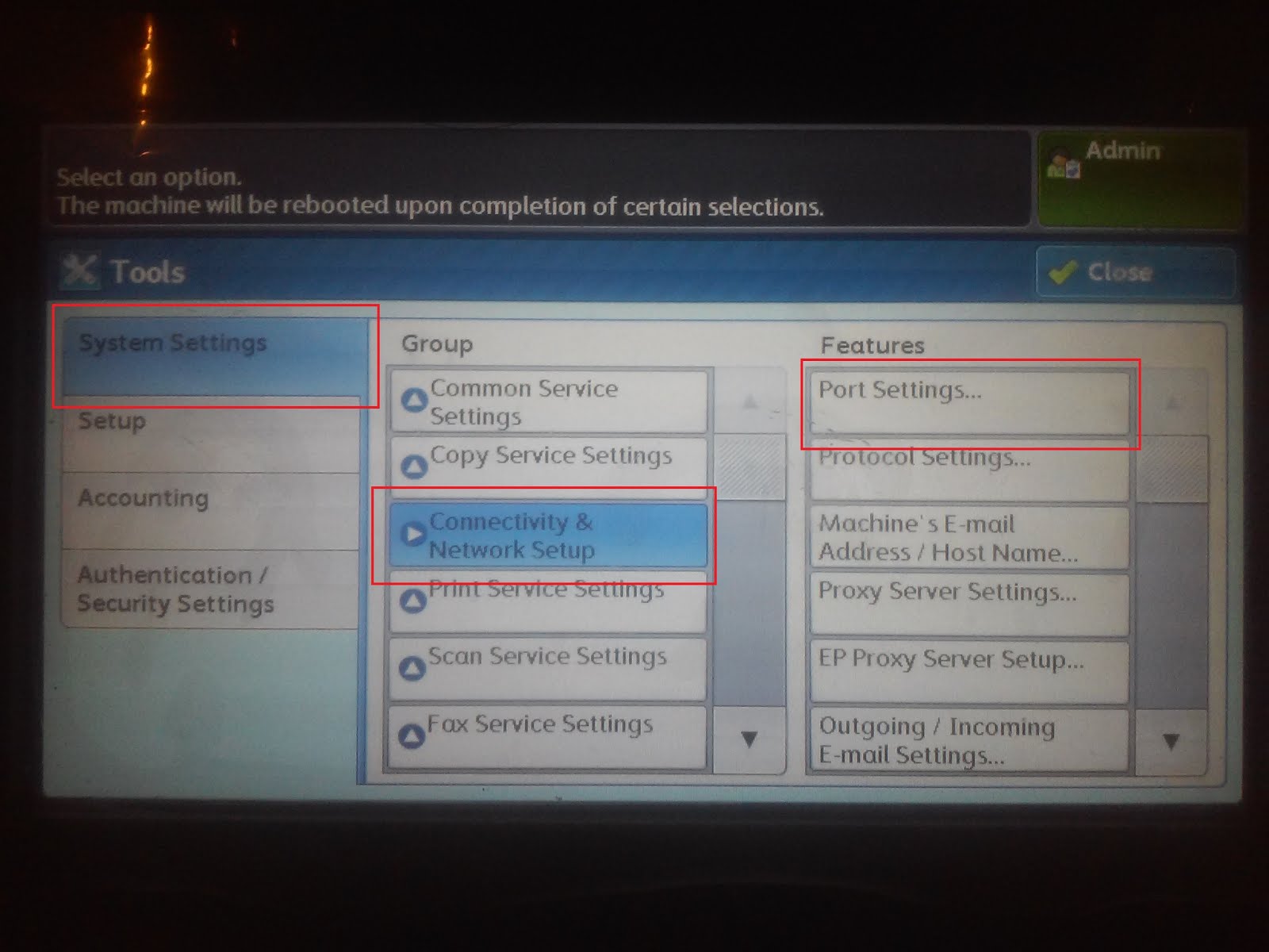 Cara Menambahkan Printer atau Mesin Fotokopi dengan IP AddressTURN BACK