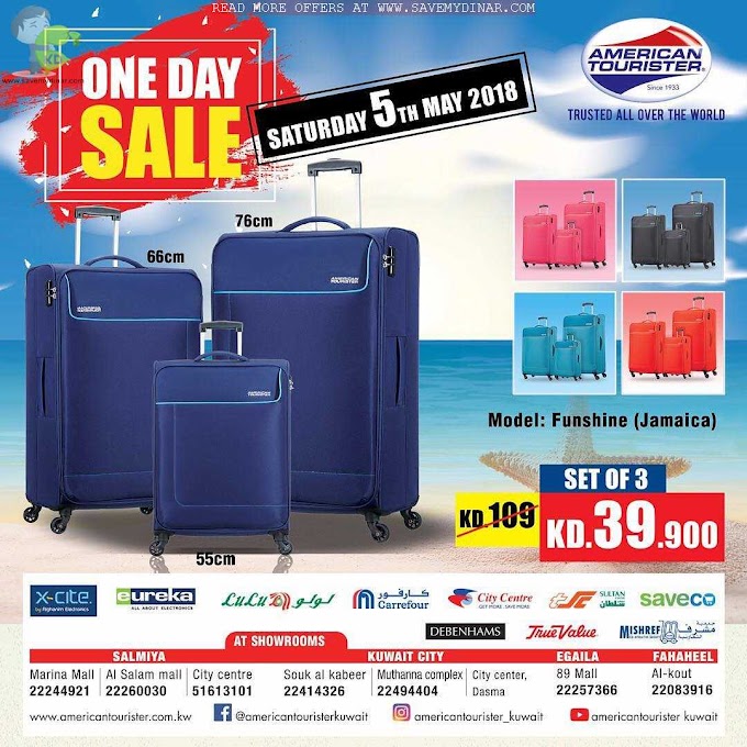 American Tourister Kuwait - One Day Sale